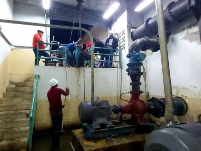 Continúan trabajos en Planta de Agua