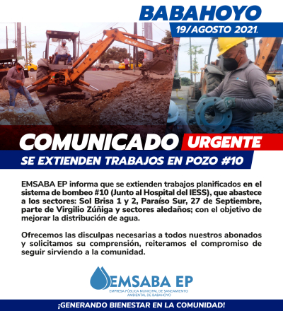 Se extienden trabajos en pozo n.-10