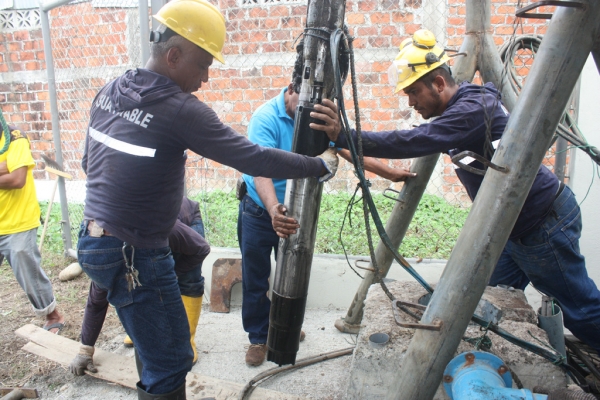 INTERVIENEN EN SISTEMA DE AGUA UBICADO EN LA VENTURA