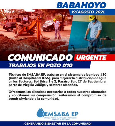 COMUNICADO URGENTE