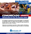 Reparación de fuga