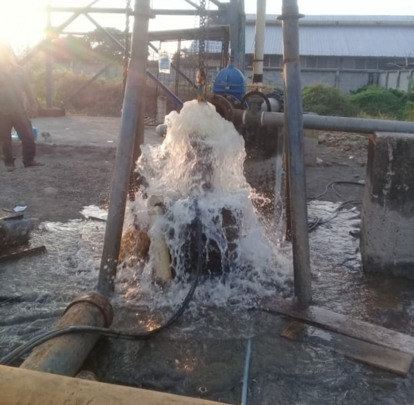 Culminan trabajos en sistema de agua